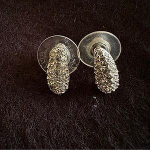 Swarovski Silver Crystal Elegance Earrings